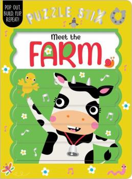 Board book Puzzle Stix: Meet the Farm Book