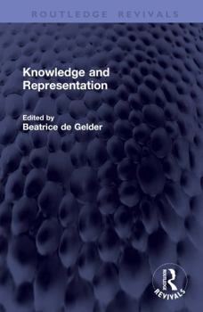 Hardcover Knowledge and Representation Book