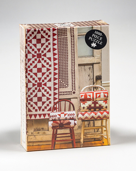 Hardcover Red & White Variety Puzzle: 1000-Piece Puzzle Book