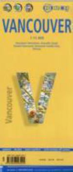 Laminated Vancouver Map by Borch (English, Spanish, French, Italian and German Edition)