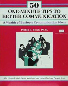 Paperback 50 One Minute Tips Better Comm Book