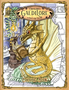 Paperback The Dragons of Galdilore Coloring Book