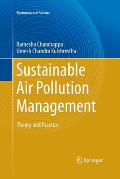 Paperback Sustainable Air Pollution Management: Theory and Practice Book