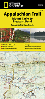 Map Appalachian Trail: Mount Carlo to Pleasant Pond Map [Maine] Book