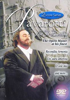 DVD Pavarotti: Live In Barcelona Book