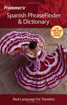 Paperback Frommer's Spanish PhraseFinder & Dictionary Book