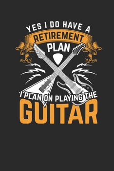 Paperback I Plan On Playing The Guitar: Guitars Notebook, Graph Paper (6" x 9" - 120 pages) Musical Instruments Themed Notebook for Daily Journal, Diary, and Book