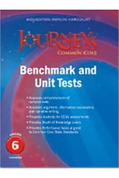 Paperback Benchmark and Unit Tests Consumable Grade 6 Book