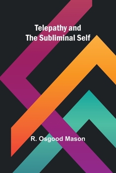 Paperback Telepathy and the Subliminal Self Book