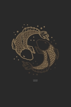Ying-Yang Koikarpfen: ANGLER NOTIZBUCH / NOTIZHEFT  A5 (6x9 inch) 120 Seiten liniert für Koi Fisch, Japan Fans, Yoga Tätowierte Sammler und Züchter | ... Fans, Fischer Aquariumbesitz (German Edition)