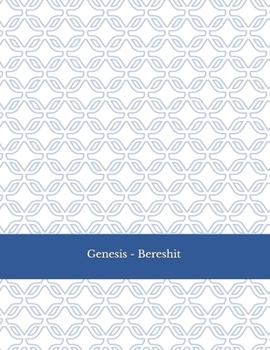Paperback Genesis - Bereshit: Hebrew Practice with each Torah Portion Book