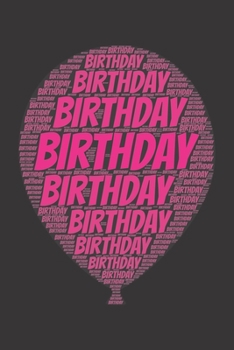 Birthday: Notebook, Journal | Lined Paper | DIN A5 120 Pages | Notes, Drawings, Planer, Diary, Organization | Word Cloud Present