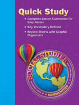 Paperback Social Studies 2003 Quick Study Grade 3 Book