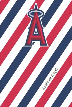 Paperback Anaheim Angels: Angels Striped Notebook Journal - MLB Fan Essential - Angels Fan Appreciation Book