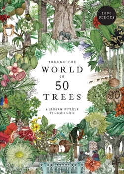 Board Game Around the World in 50 Trees 1000 Piece Puzzle Book