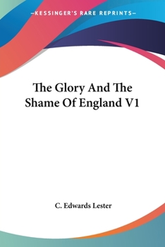 Paperback The Glory And The Shame Of England V1 Book