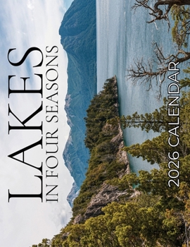 Paperback Lakes In Four Seasons 2026 Calendar Book