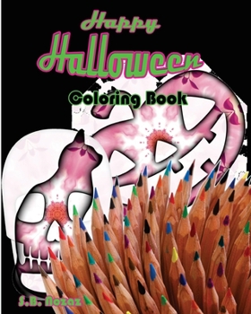 Paperback Happy Halloween coloring Book