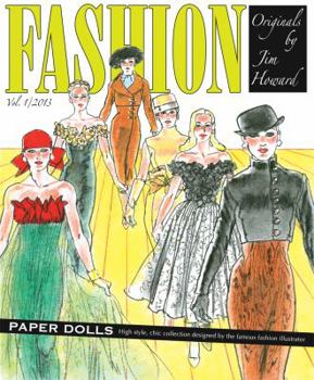 Paperback Fashion Originals by Jim Howard Paper Dolls Book