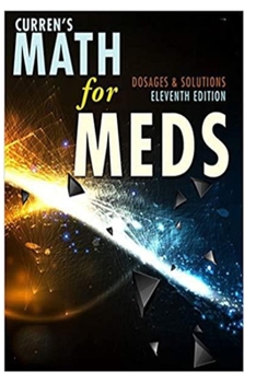 Paperback Math for Meds Book