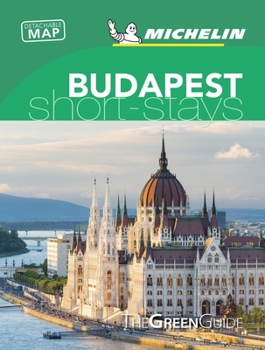 Paperback Michelin Green Guide Short Stays Budapest: (Travel Guide) Book