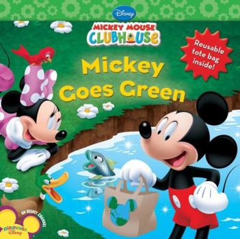 Board book Mickey Goes Green Book