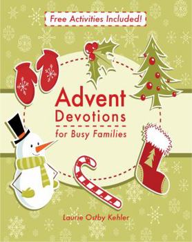 Paperback Advent Devotions for Busy Families Book