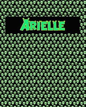 Paperback 120 Page Handwriting Practice Book with Green Alien Cover Arielle: Primary Grades Handwriting Book