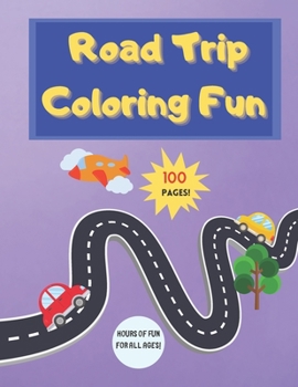 Paperback Road Trip Coloring Fun Book