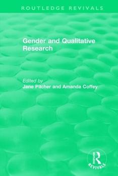 Paperback Gender and Qualitative Research (1996) Book