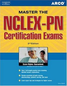 Paperback Arco NCLEX-PN Certification Exams Book