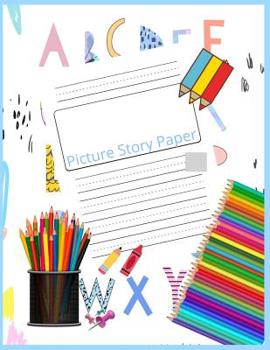 Paperback Picture Story Paper: THE BIG BOOK Learn to Draw and Write Proportion Letters ( for KINDER-3RD GRADE ) Book