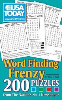 Paperback USA Today Word Finding Frenzy: 200 Puzzles Book