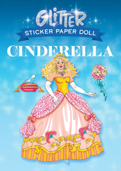 Glitter Cinderella Sticker Paper Doll