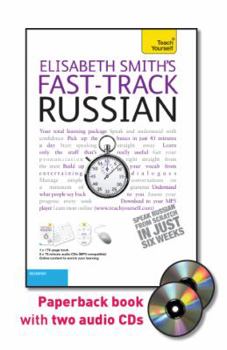 Paperback Fast-Track Russian with Two Audio CDs: A Teach Yourself Guide Book