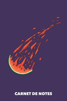 Paperback Carnet de Notes: ?toile filante ? la past?que A5 blanc - 120 pages pour les gens ? la mode (violet) [French] Book