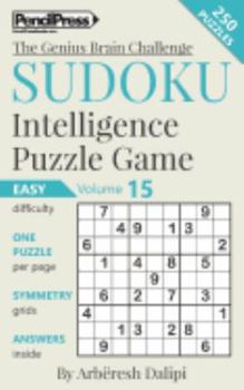 Paperback Sudoku Puzzle Books Volume 15. Easy. Sudoku Intelligence Puzzle Game Book