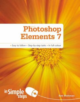 Paperback Photoshop Elements 7 in Simple Steps Book