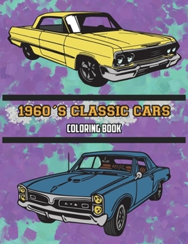 Paperback 1960's Classic Cars Coloring Book