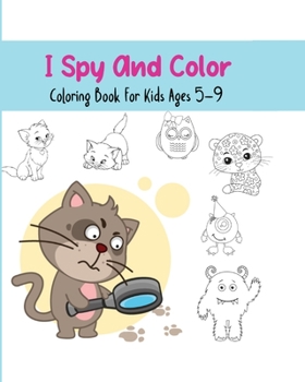 Paperback I spy and color Book