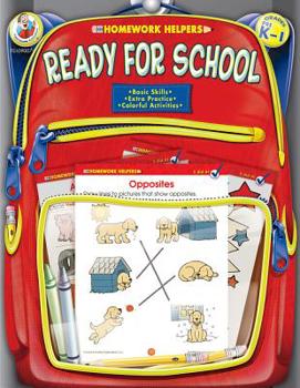 Paperback Ready for School, Grades Pk - 1 Book