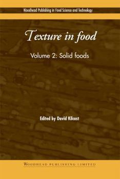Hardcover Texture in Food: Solid Foods Book