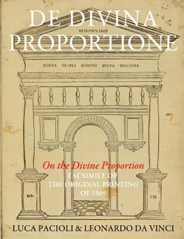 Paperback De Divina Proportione (On the Divine Proportion): facsimile (in black and white) of the original version of 1509 Book