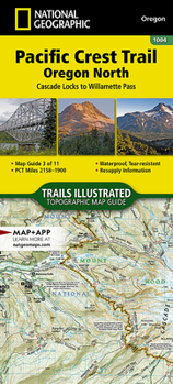 Misc. Pacific Crest Trail: Oregon North Map [Cascade Locks to Willamette Pass] Book