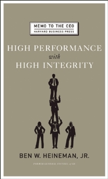 Hardcover High Performance with High Integrity Book