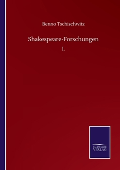 Paperback Shakespeare-Forschungen: I. [German] Book