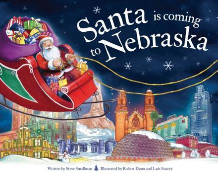 Hardcover Santa Is Coming to Nebraska Book