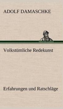 Hardcover Volkstumliche Redekunst [German] Book