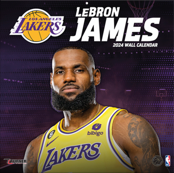 Calendar Los Angeles Lakers Lebron James 2024 12x12 Player Wall Calendar Book