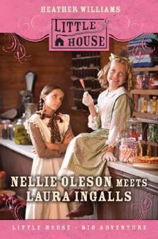 Library Binding Nellie Oleson Meets Laura Ingalls Book
